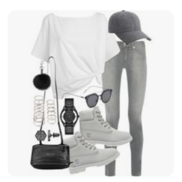 Timberland | Icon Grey Premium Boot White Sole Women’s 7 - Picture 7 of 9